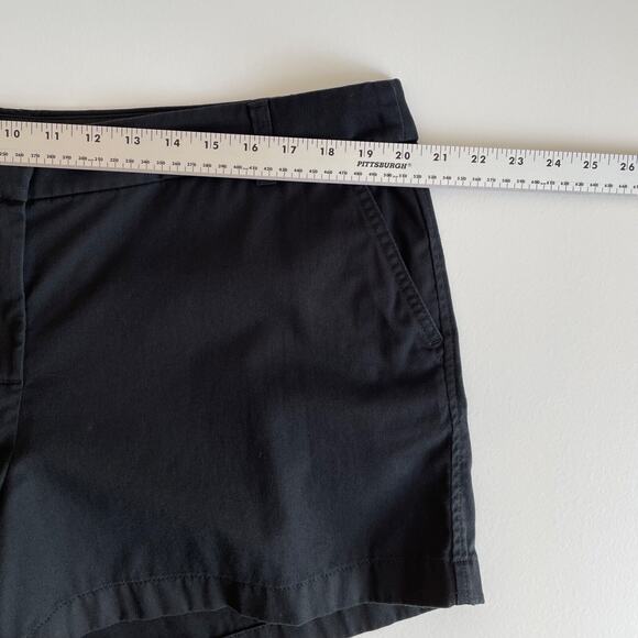 J Crew Womens Classic Chino Shorts 3" Size 16 Black Casual Preppy Minimalist - Picture 5 of 8